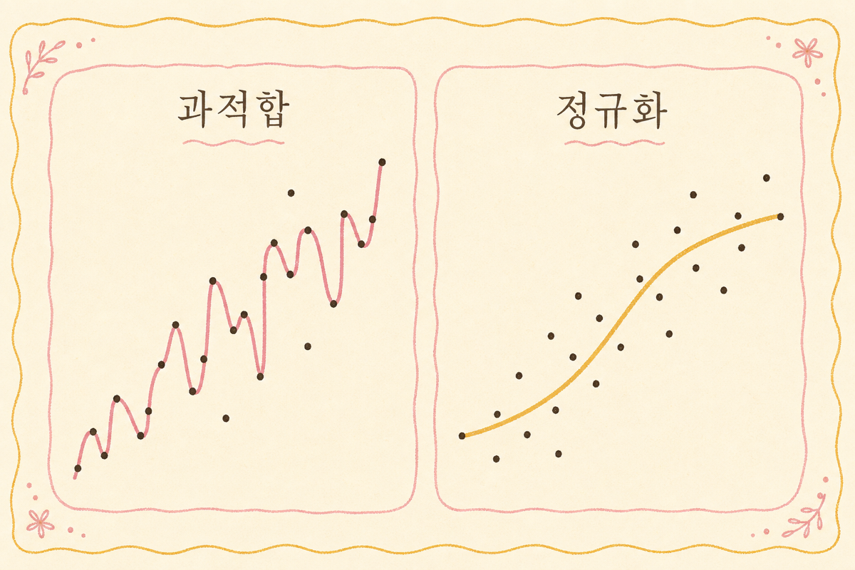 학습 곡선의 overfitting 패턴 — train loss는 계속 줄고 val loss는 다시 증가하는 곡선